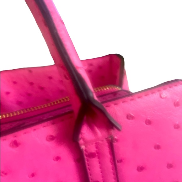 Bebe Pink Satchel 13.5 x 9.5. - Picture 7 of 8